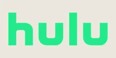 Hulu logo on a pale tile