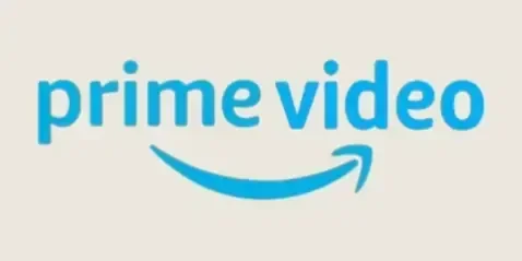Prime Video logo on a pale tile